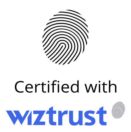 Certified with Wiztrust